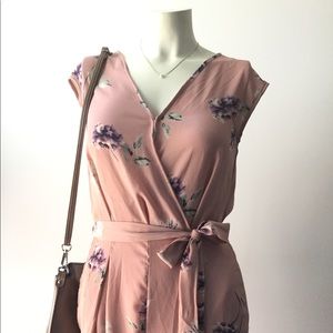 New! Wide Leg Floral Jumpsuit